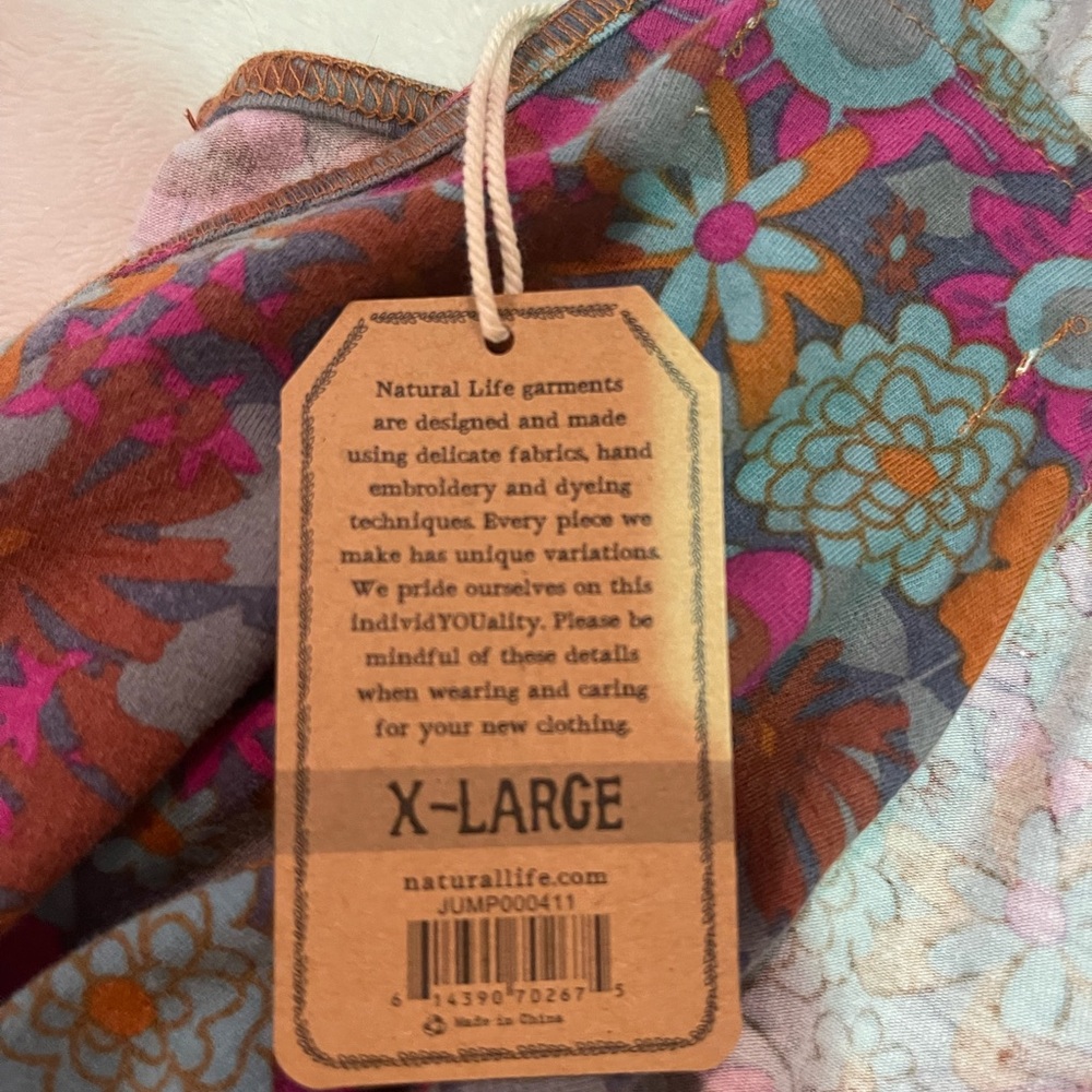 Natural Life Floral Print Jumpsuit - Picture 4 of 4